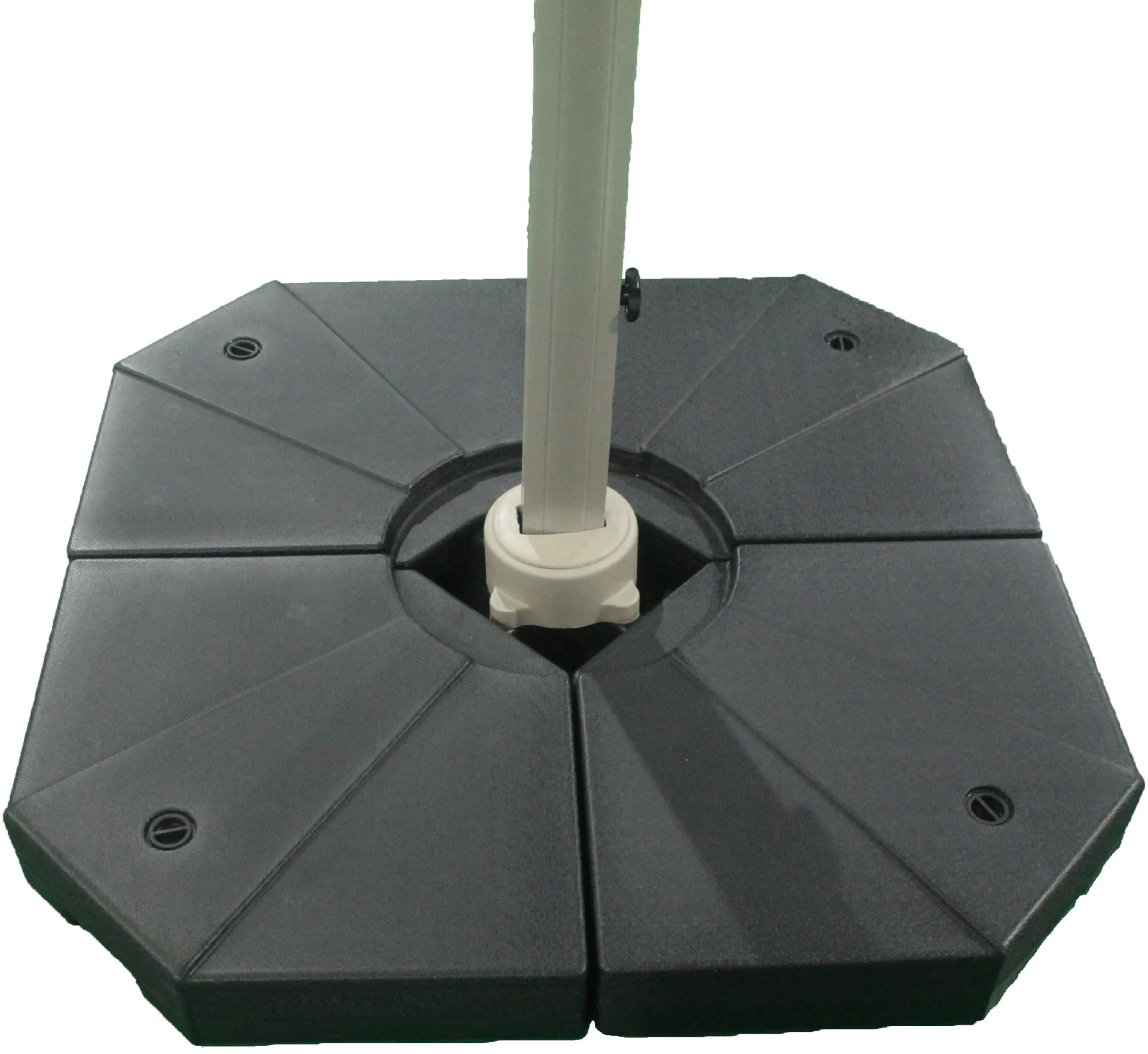 Umbrella Cross Base 4 Pcs Heavy Duty Plastic Umbrella Base Parasol Base Stand with Water or Sand Filled