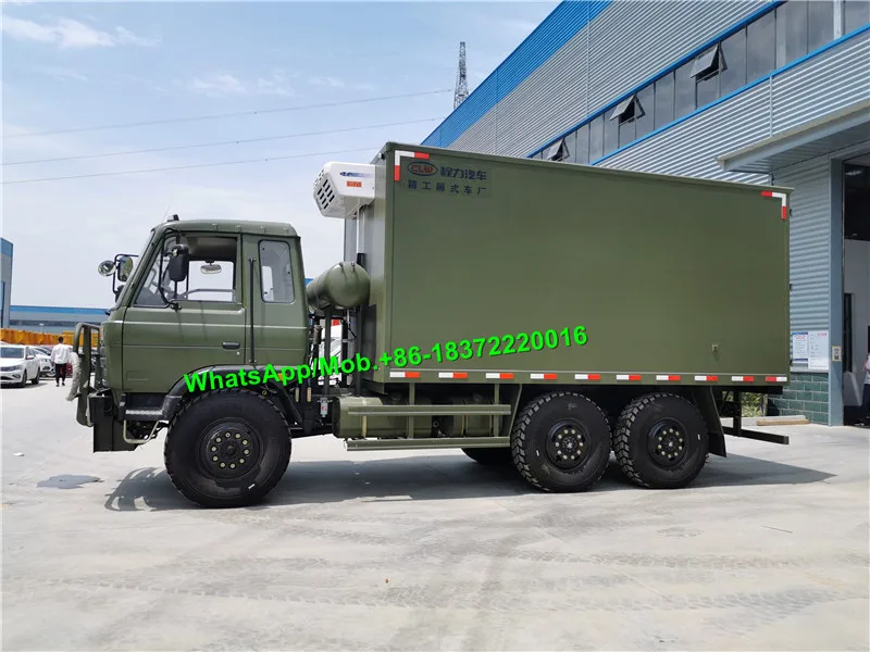Dongfeng внедорожник 4x4 6x6 8x8 холодильник грузовик на продажу