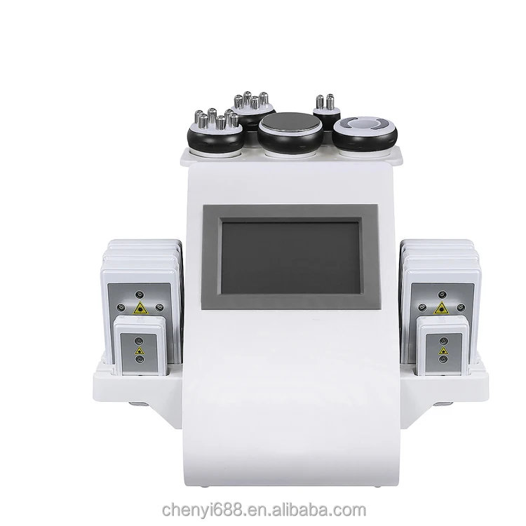 Factory Price Cavitation Machine Ultrasound 6 in 1 Rf lipolaser 40k cavitation slimming machine