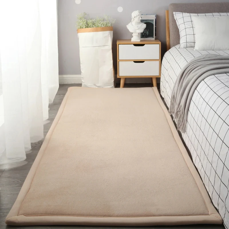 Factory production Memory Foam Japanese Tatami Mat Beside Rug Carpet for Bedroom Thick Velvet Jiangsu Kids Room Modern
