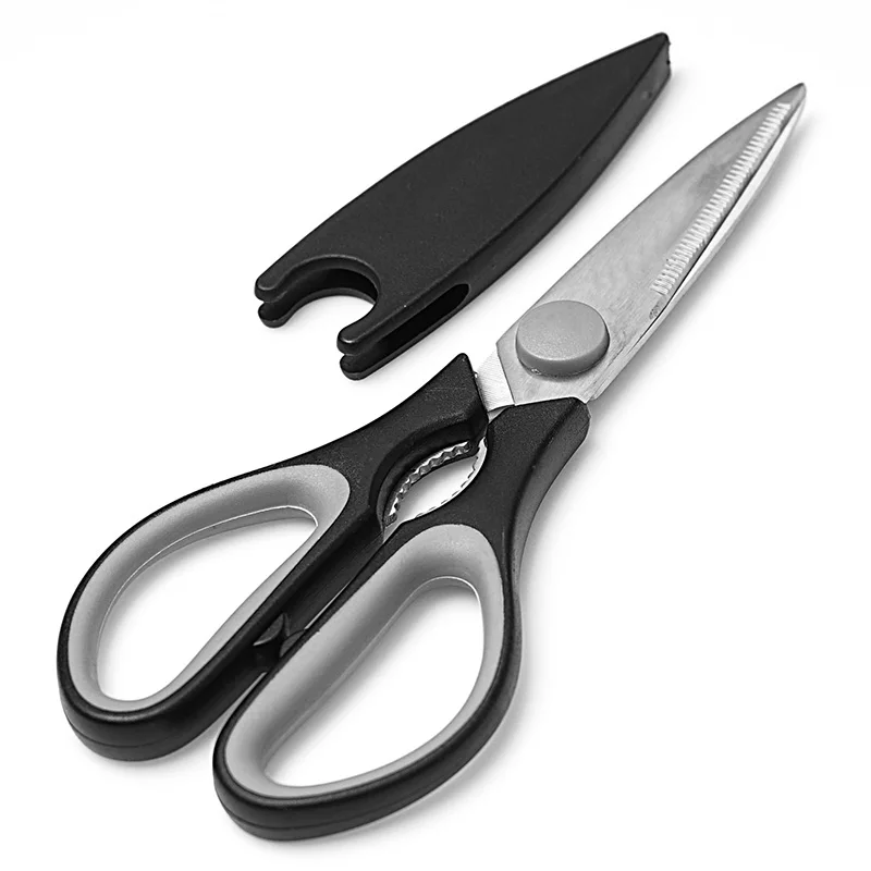 
Heavy Duty Multi Shear Multipurpose Kitchen Food Scissors with Cover for Office Home Cutting 