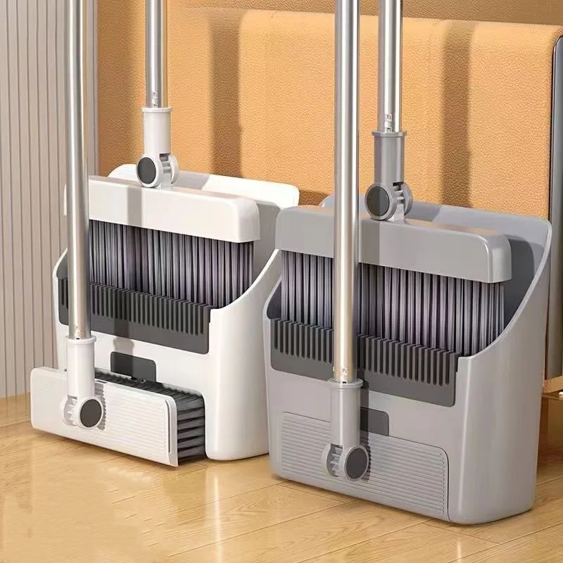 Long Handle 3-in-1 Floor Cleaner Magic Brooms Dustpan Cleaning Floor Brushes Set Plastic Cleaning Brush Broom and Dustpan Sets