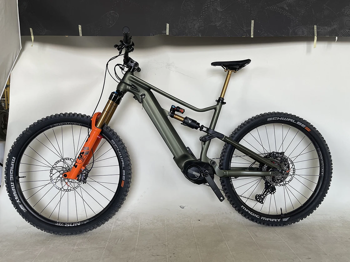2022 Новый 500 Вт Средний привод MTB 11 скоростей полный Подвесной Электрический горный велосипед 27 5/29 дюймов с мягким хвостом