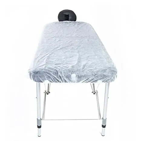 Dental Massage Table Cover Medical Examination Tattoo Wax Nonwoven 82' x 30' Disposable bed cover with elastic