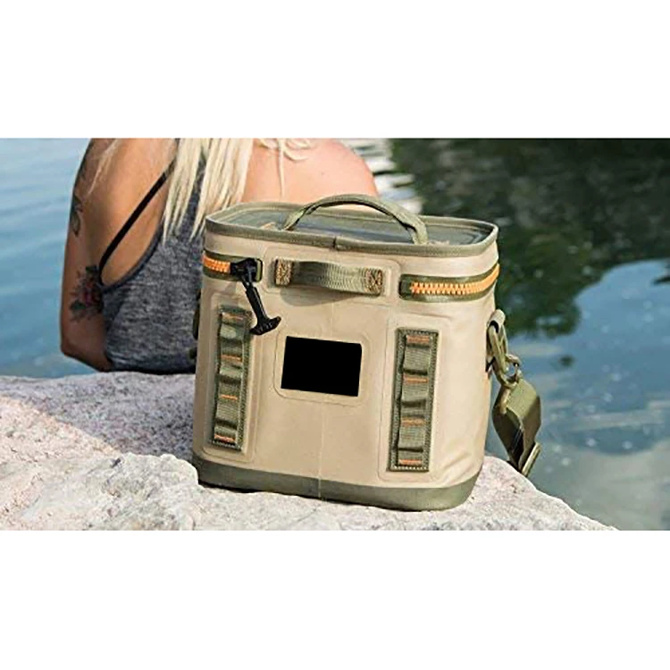 Leak Proof Zipper 30 can L cooler bags Closed-Cell Foam insulated bag cooler