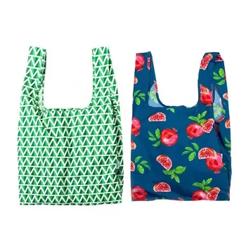 Extra Large Capacity Polyester Shopping Bag Eco-friendly Grocery Bags Washable Foldable Polyester Shopping Bag