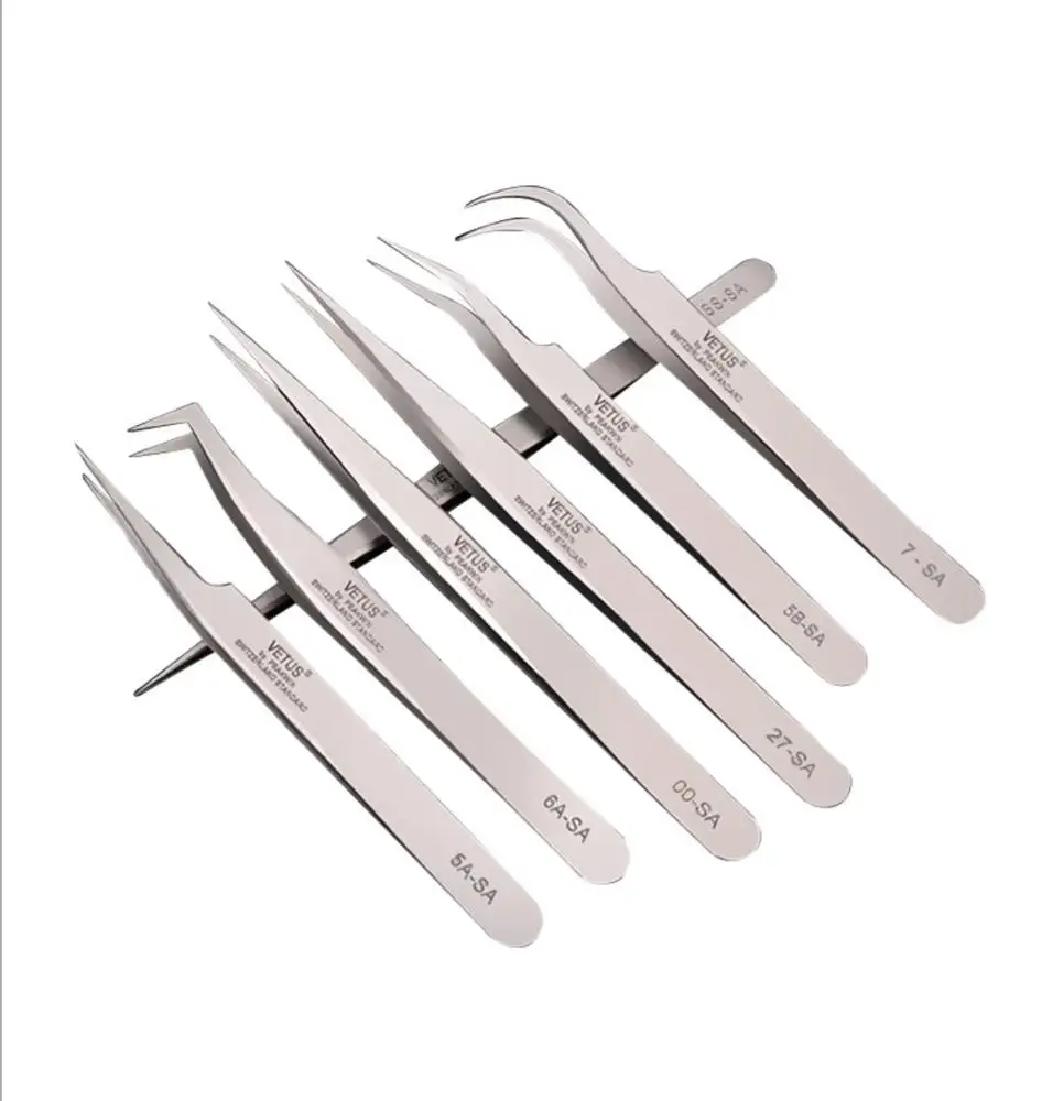 33-SA 34-SA 35-SA 36-SA Stainless Steel Stamp Tweezers