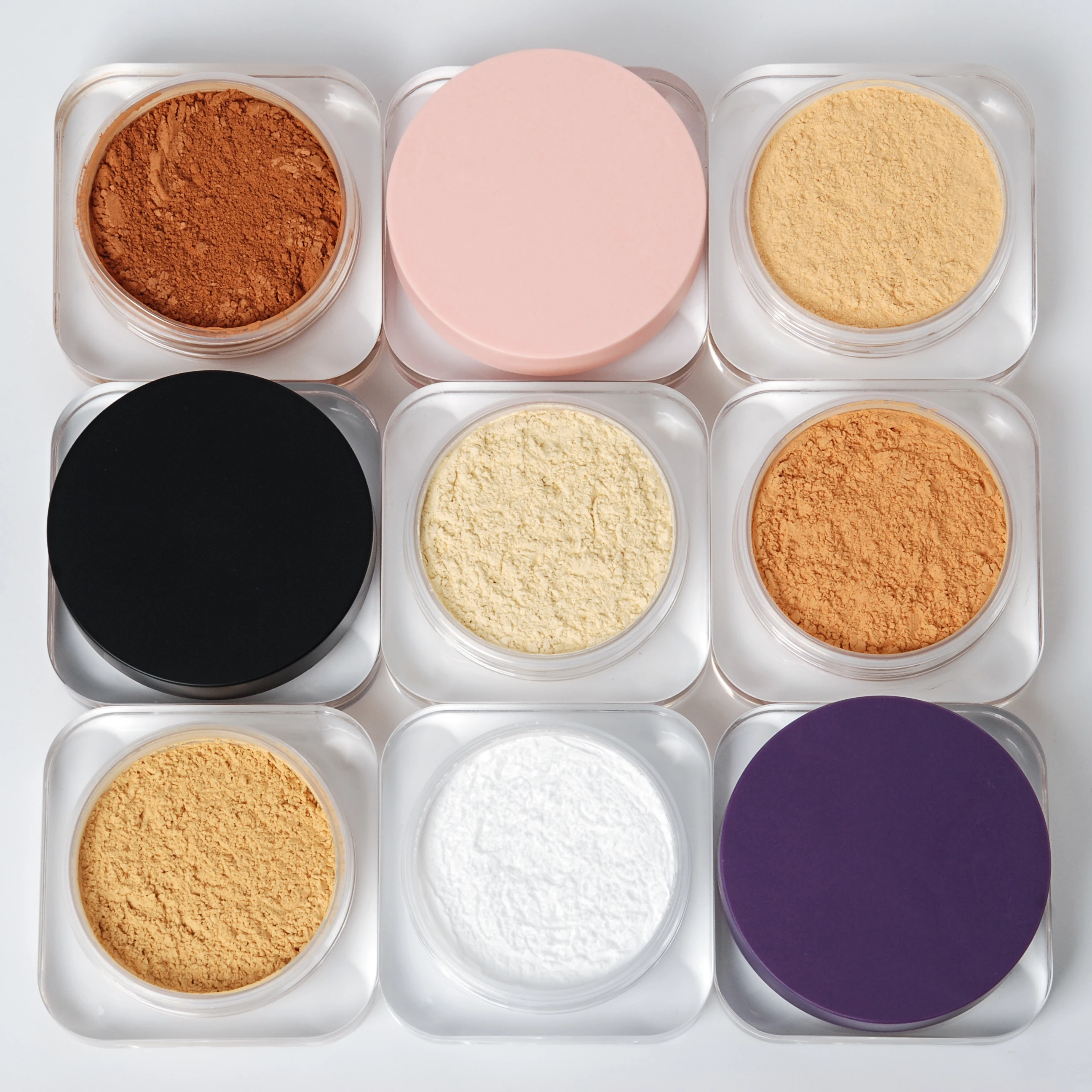 Wholesale Vegan Custom Logo Mineral Makeup Waterproof Powder Long Lasting Private Label Mineral Setting Loose Powder