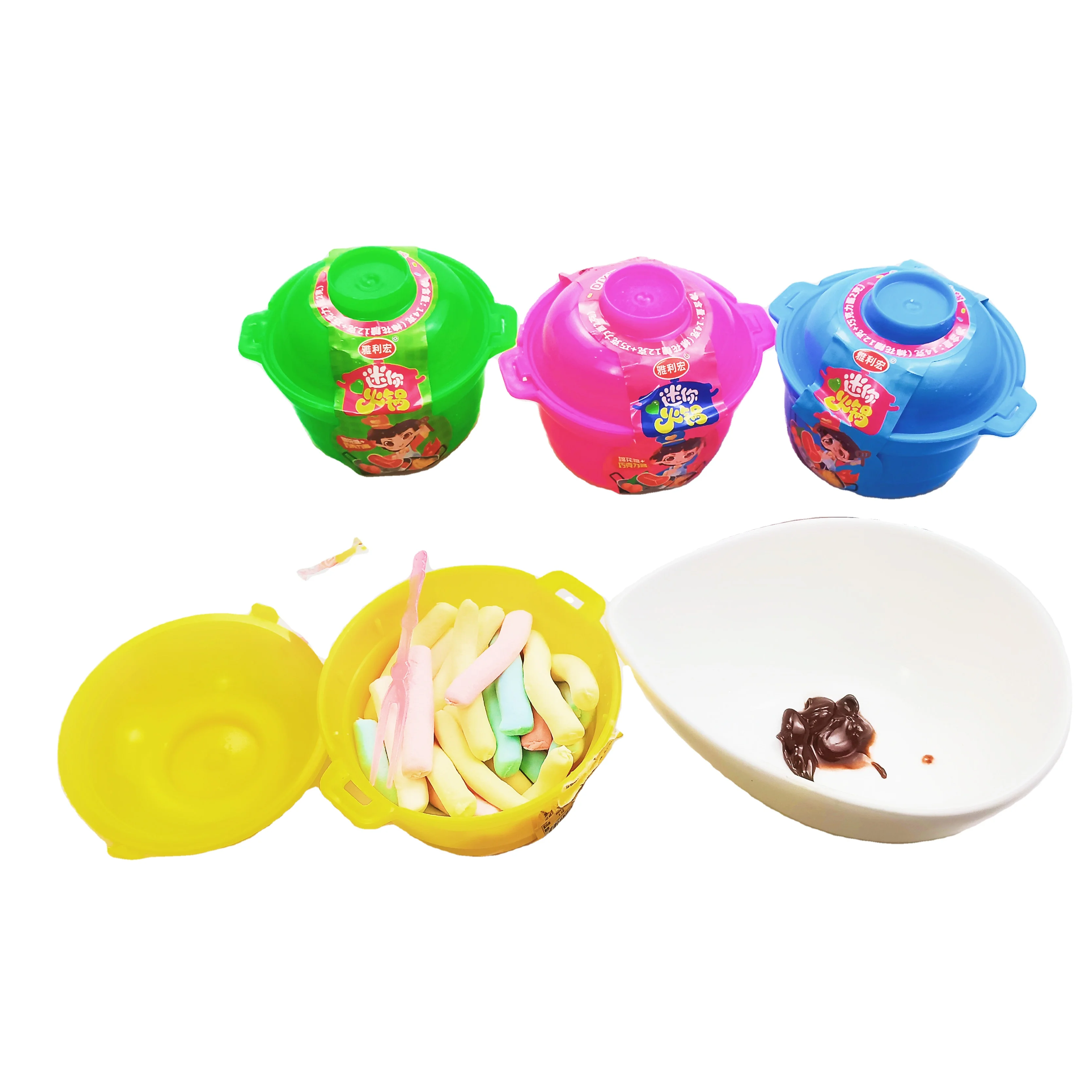 Factory Marshma Manufacturers Sweet Cotton Candy Fruity Flavor Candy Floss Hot Pot Design Top OEM Candy Sloss Sweet