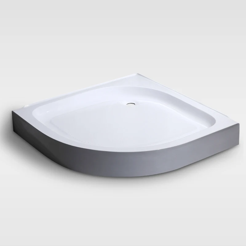 Hot sale acrylic shower tray 70x70 with corner installation