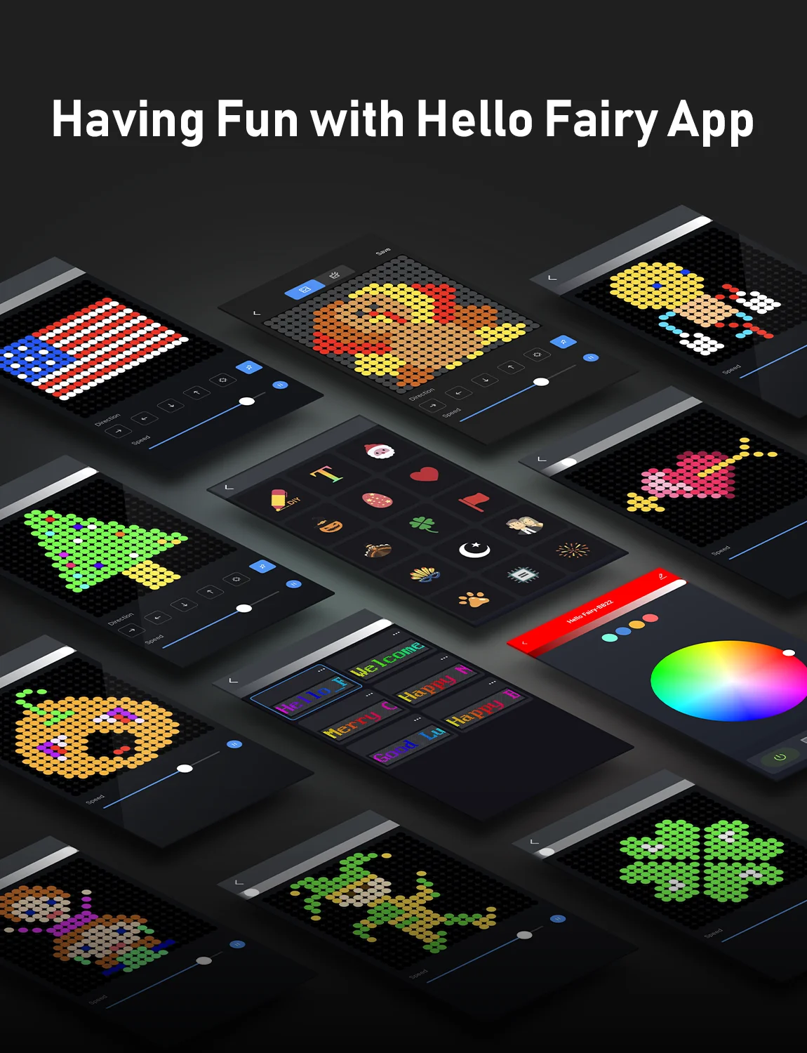 App Control Christmas Smart RGB Pixel Addressable Lights Curtain Indoor DIY Pattern Led Decorative Curtain Lights