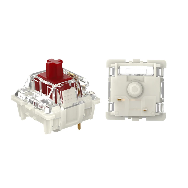 GATERON G Pro 2.0 red retail package 35pcs per pack KS-9 linear 3 pin 45g RGB SMD gaming mechanical DIY hotswap keyboard switch