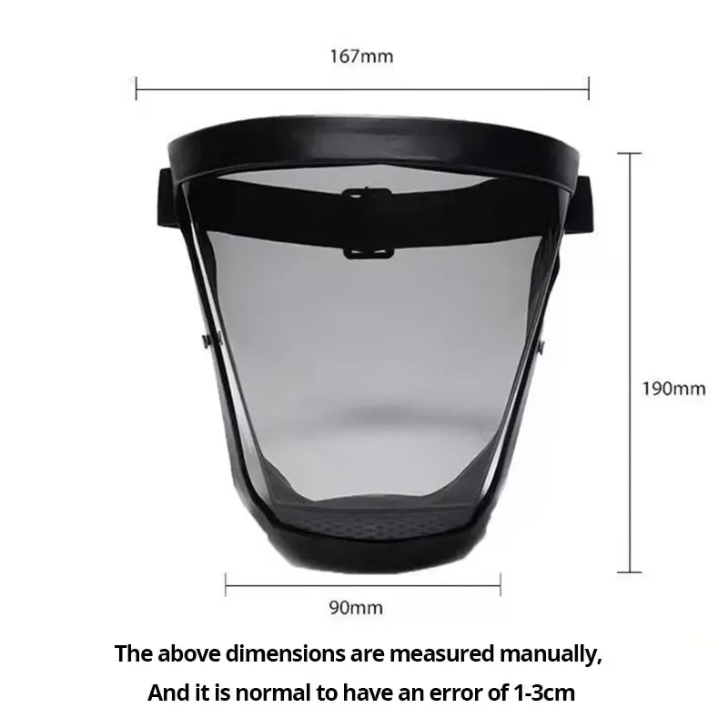 Best uper Protective Anti-fog Face Shield,Unisex Hd Transparent Mask Protective Cover Windproof Anti-fog Head Cover Screen Visor