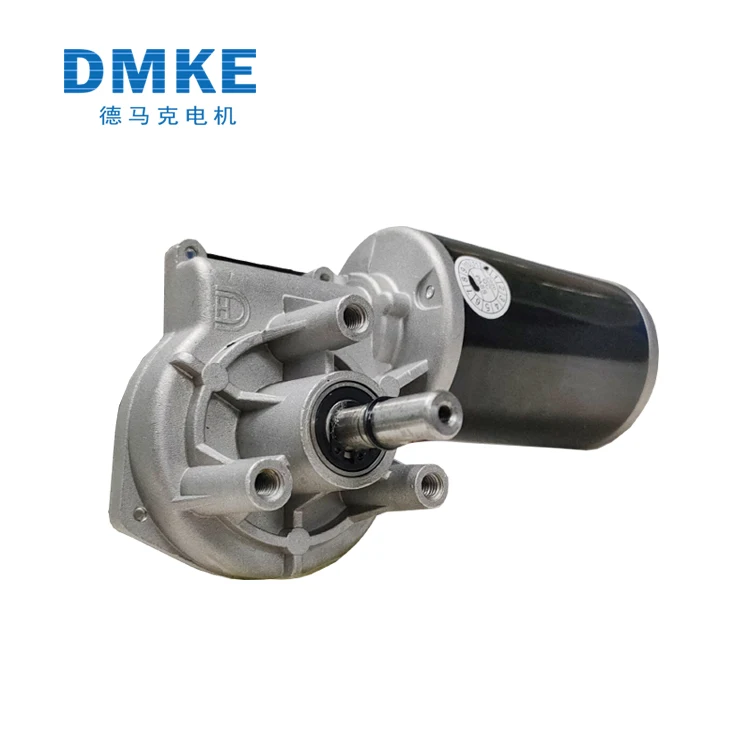 75W 12v 24v 12 volt 24 volt magnet dc brush electric dc worm gear geared motors