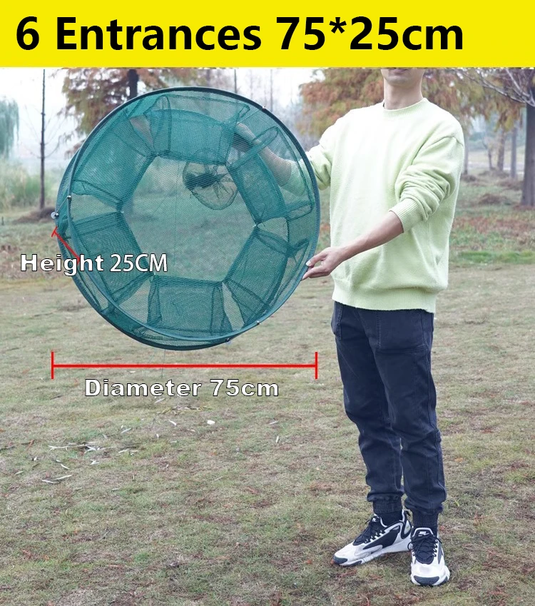 Super Big Size Crab Trap freshwater saltwater fishing Efficient catching crabs cage