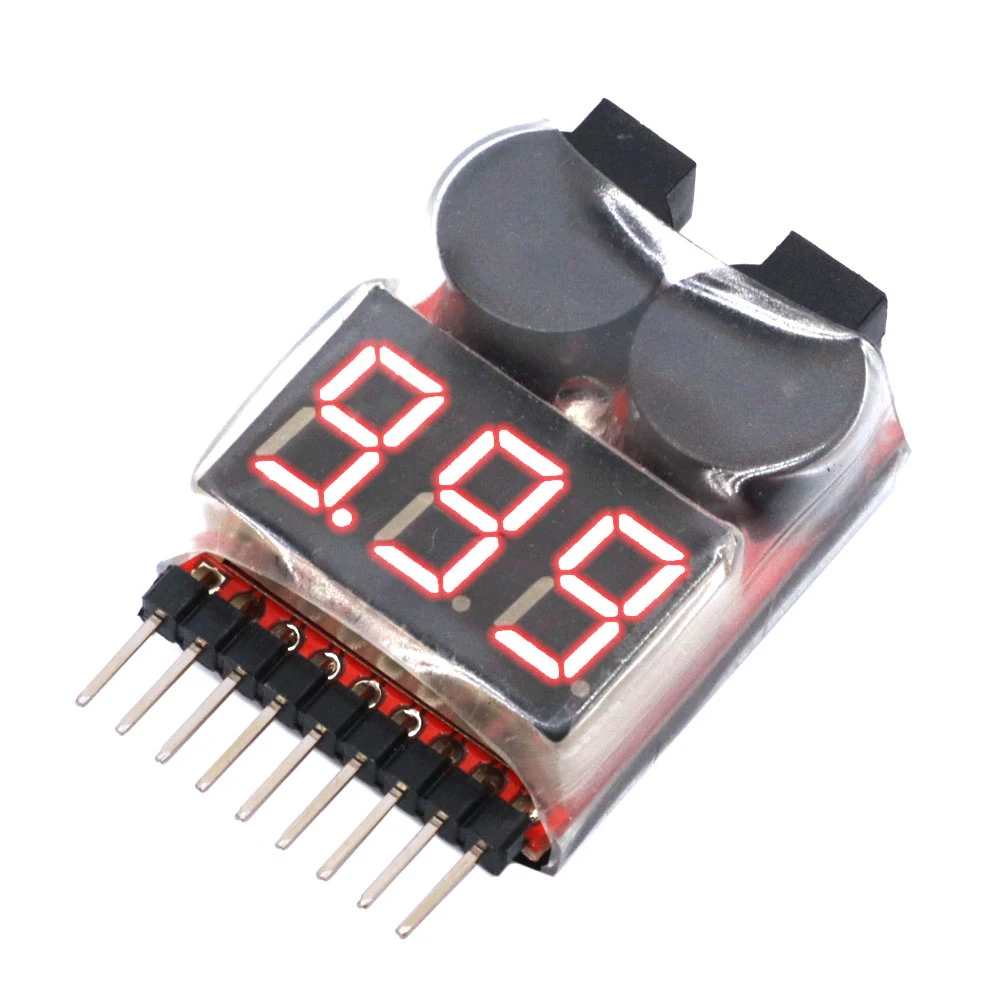 Для 1-8S Lipo/li-ion/Fe батареи напряжения 2 в 1 тестер низкого