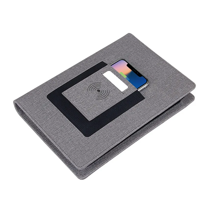 Best Price Power Bank Notebook Gift Set Smart Notebook Agenda With Power Bank