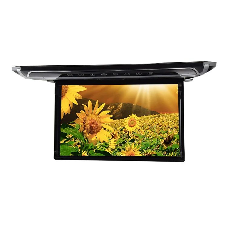 High Quality 14 inch Monitor Car Roof Mount TFT LCD Flip Down Car Screen