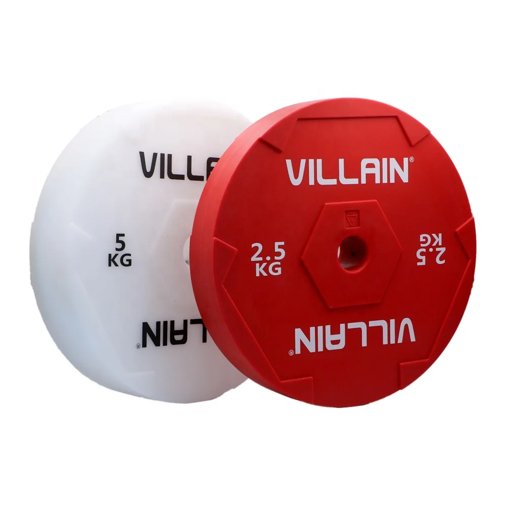 Wholesale PE Plastic Technique Bumper Plates 2.5Kg & 5Kg
