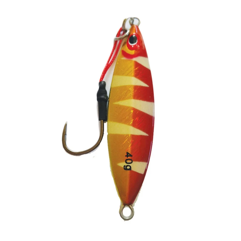 Metal Cast Jig 20g 30g 40g Micro Shore Casting Jigging Lead Fish Sea Bass Fishing Lure