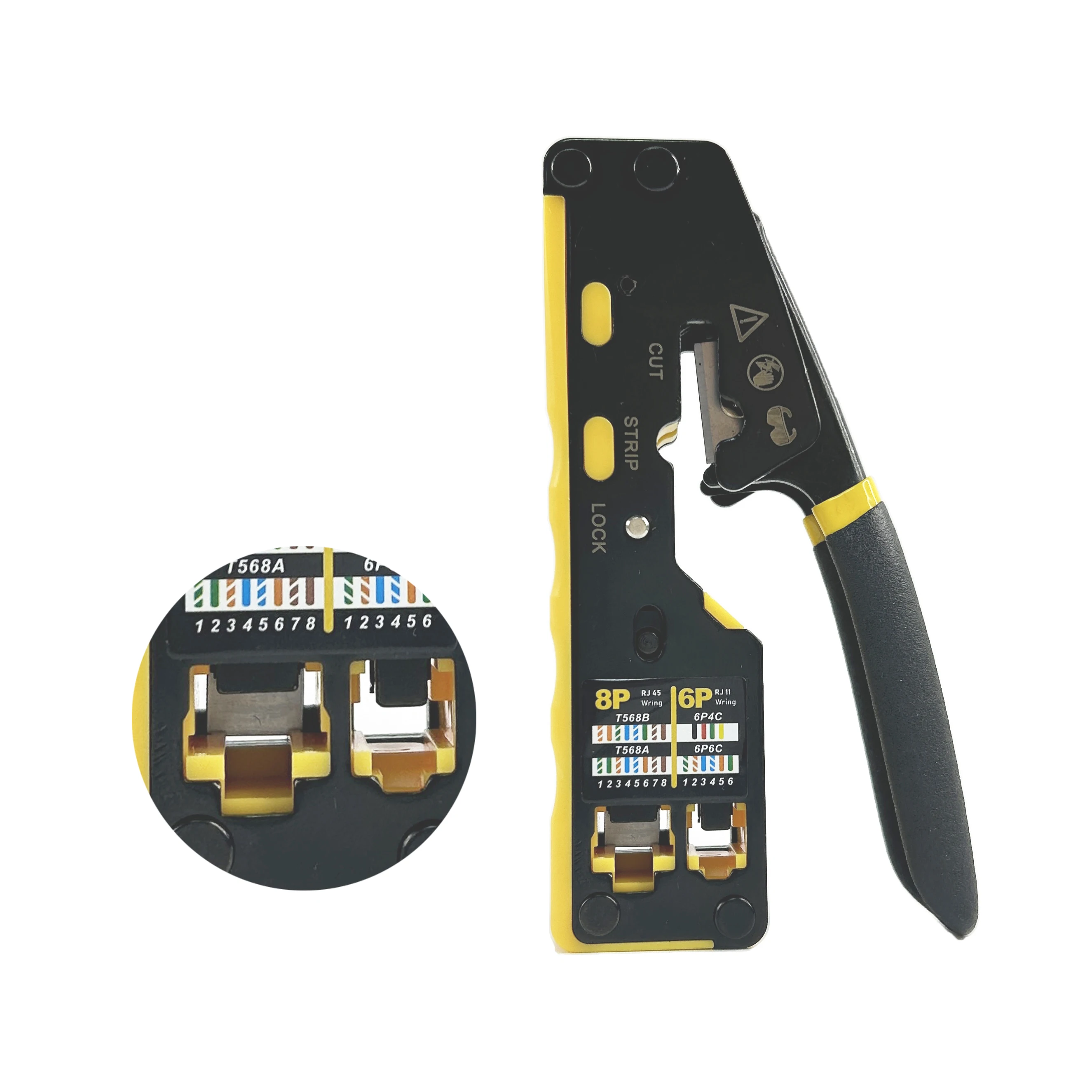 alicate crimper Pass Through Crimp Tool plier cat5e cat6 RJ45 rj12 EZ Crimping Tool For RJ45/RJ11 Plug
