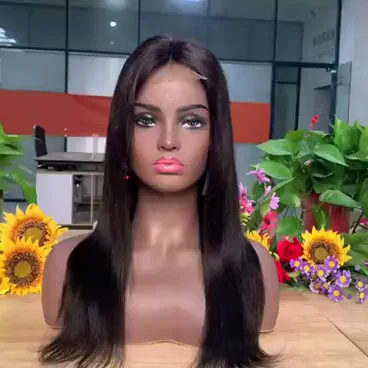INDIAN Lace Closure Wig Poil Filter Bleached Knotjohn Deerean Hair Wig Transparent Swiss Lace Frontal Straight 1 Piece Long