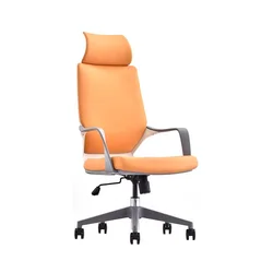 ergonomic modern luxury high back leather executive office lounge chairs with castor for sitting room