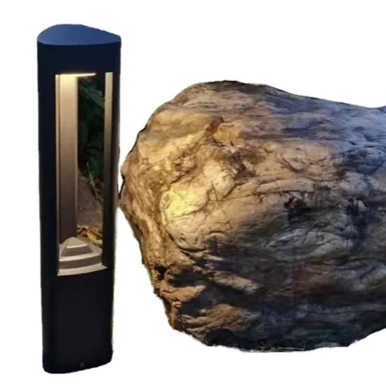 Modern Simple LED Garden Lamp Outdoor Waterproof Lawn Light 80 10W Solar Bollard Light Battery Aluminum Stainless Steel 1000 150