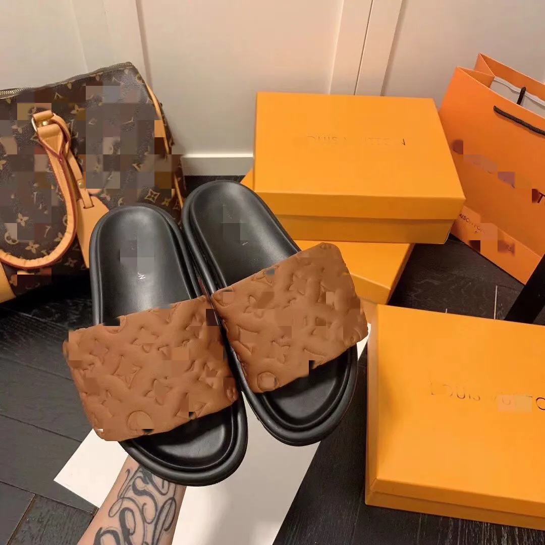 Designer sandals women famous brands men designer shoes and slippers slides men flops unisex sandals women