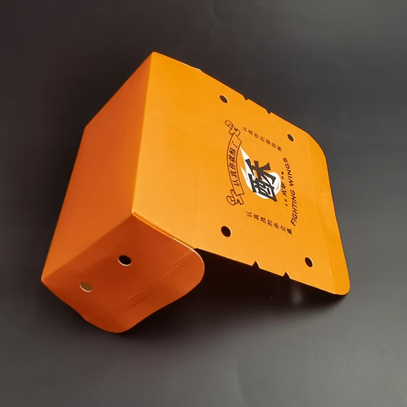 Kingwin Customized Fast Food Paper Boxes Set For Take Out Fried Chicken Packaging