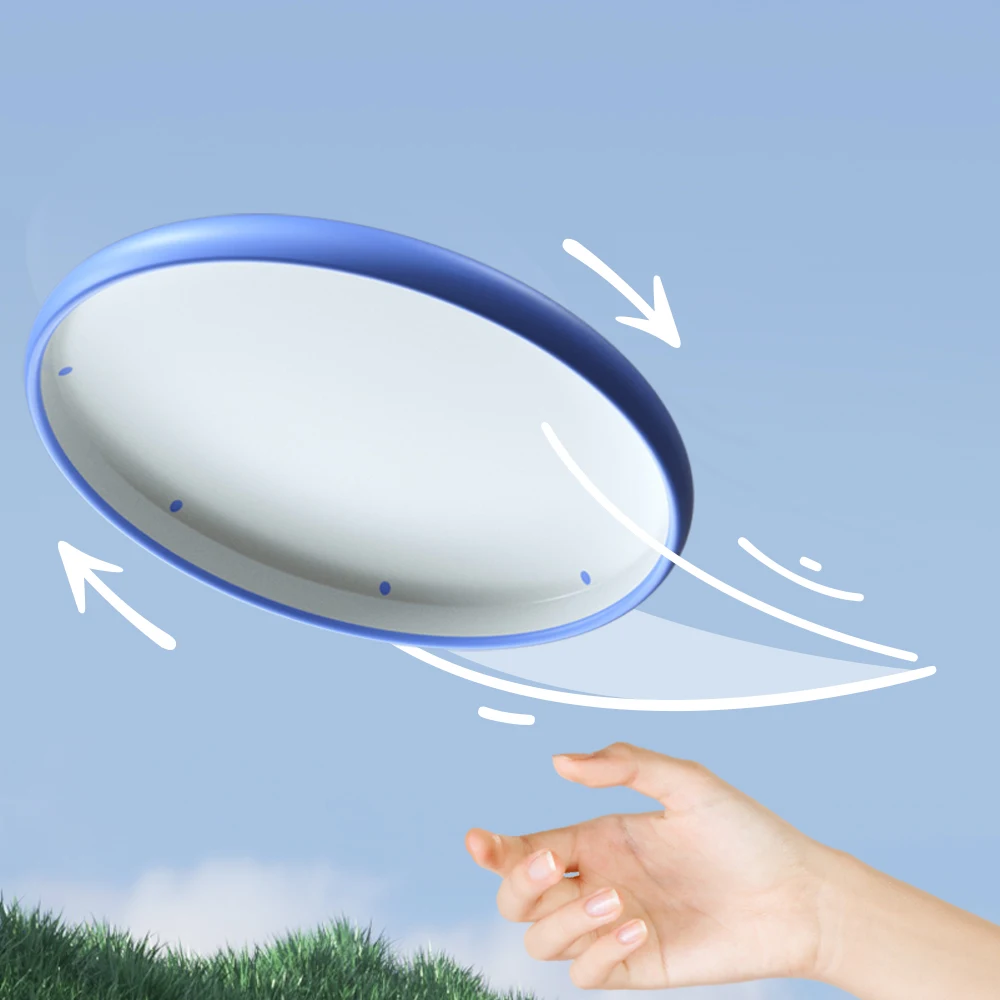 Custom Frisbee Outdoor Kids Adult camping games Summer beach sports toy Frisbee High quality color soft non-slip covering PE for