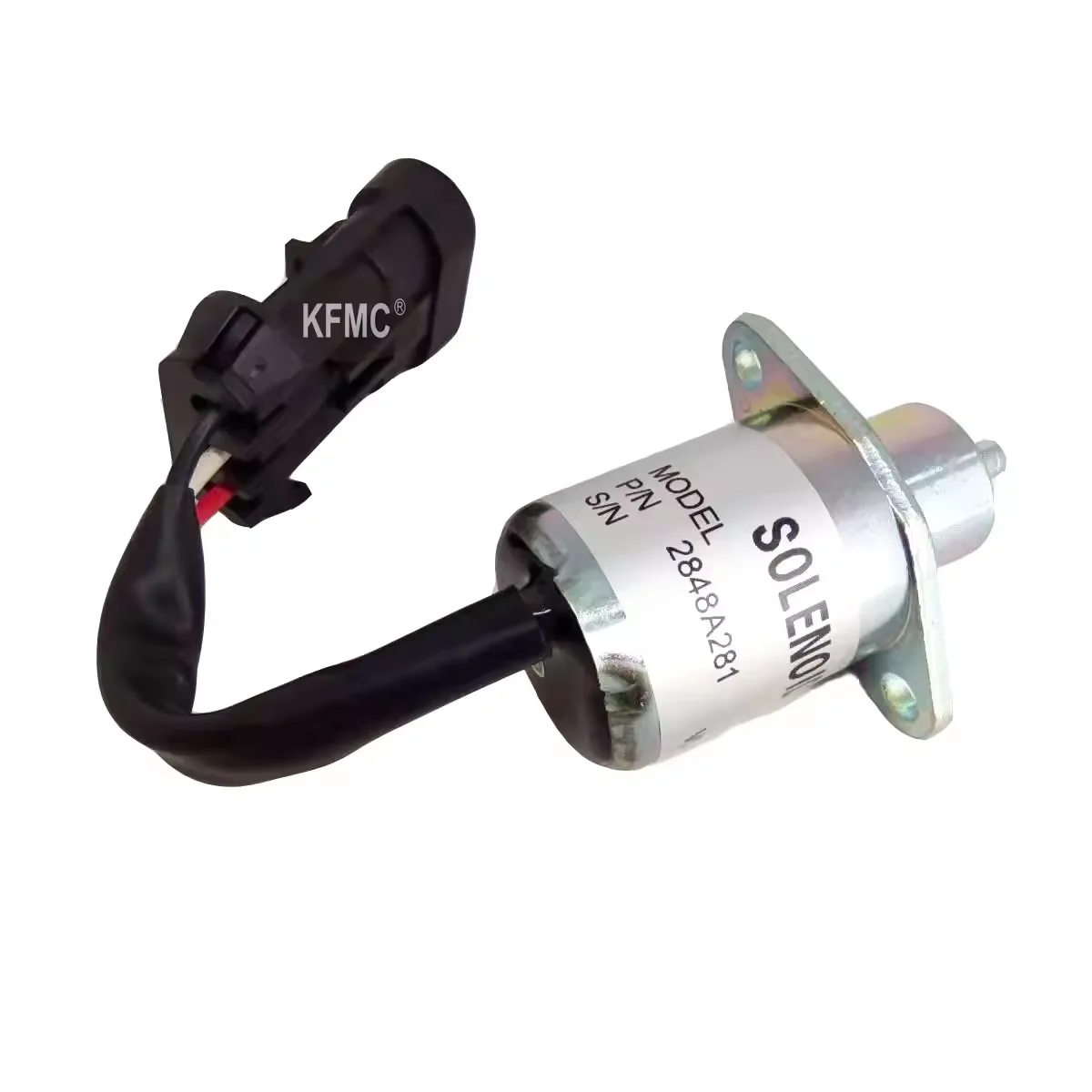 Construction Machinery Parts 12V Fuel Shutoff Flameout Solenoid Valve 2848A281 2848a281 For Perkins Engine Parts