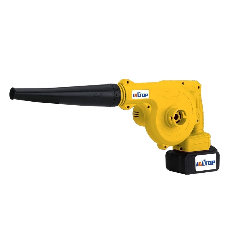 21V Brushless Lithium Battery Powered Garden Blower Machine Cordless Rechargeable Blower