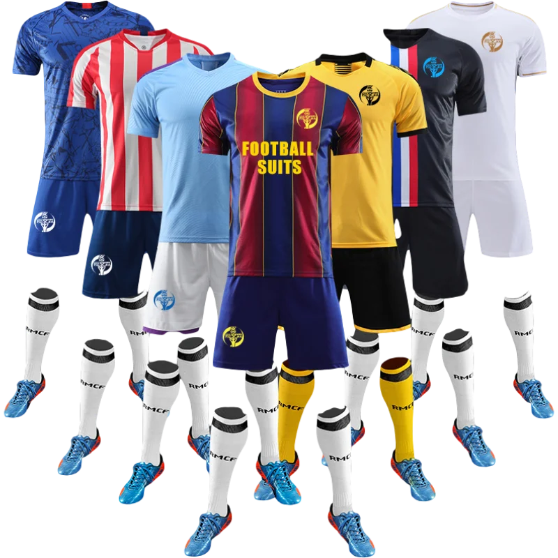 Latest Technologies In Printing Custom Logo Maillot Football Clothes Design Men Soccer Wear Cheapest Soccer Jersey For Team