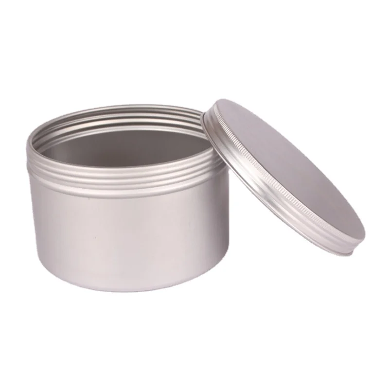 
 Большой объем 1000 мл многоразовые контейнеры для косметики Оловянная алюминиевая крышка с винтовой крышкой круглый жестяной контейнер бутылка для косметики  