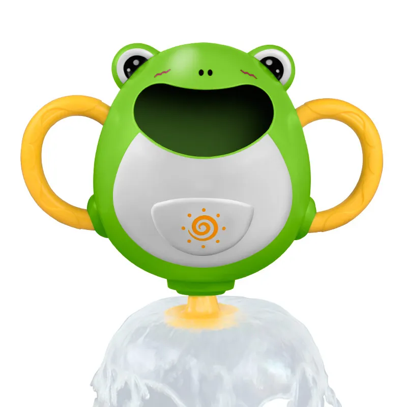 Cute frog toy bathtub shower water squirt toys baby spray sprinkler toy for Infant