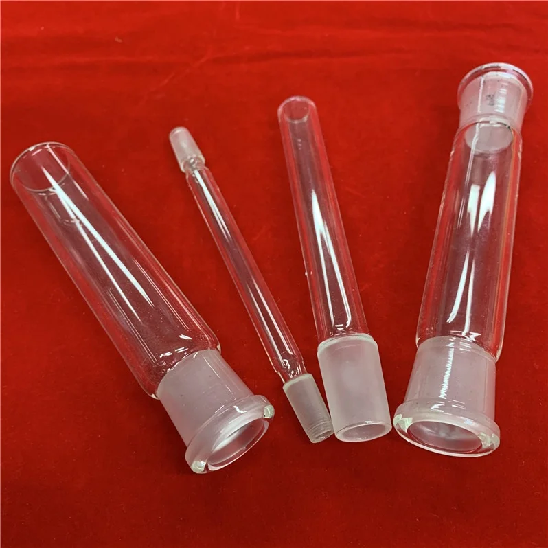 Customized  clear heat resistance standard quartz ground joint cone tube