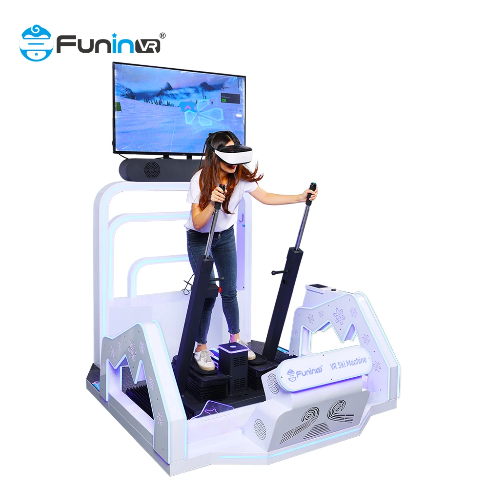 Vr Business Funinvr 7D 9D Vr Game Virtual Reality Motion Pro Ski Simulator Vr Skiing Simulator