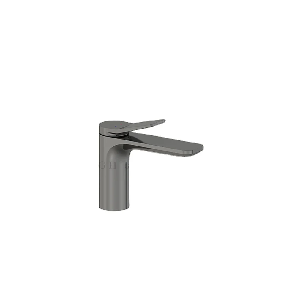 Modern cheap kitchen drawing gun ash tap lavatory vanity cold mixer single handle bathroom Der wasserhahn.