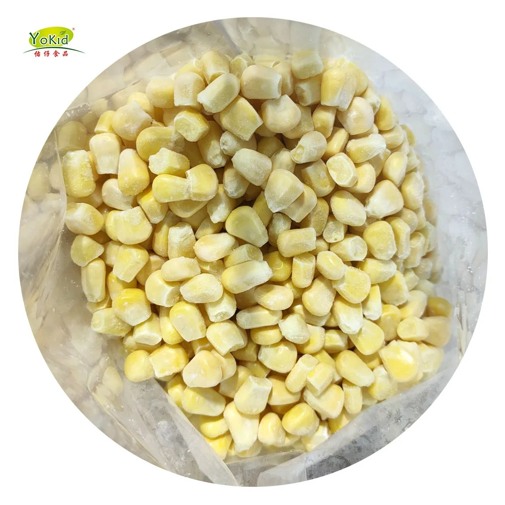 
Frozen Bulk Sweet Organic Corn Specification 