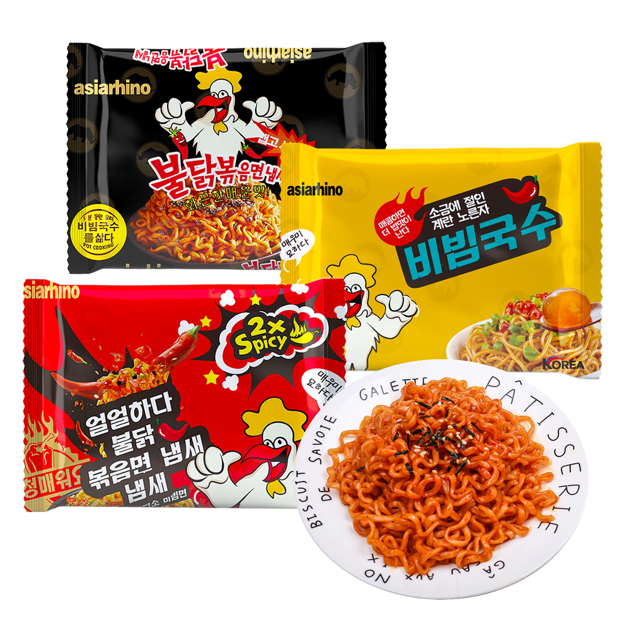 Hot Selling Korean Exotic Snacks Instant Food Popular Instant Cups Noodles Turkey Super Spicy Flavor Al Por Mayor Shin Ramyun