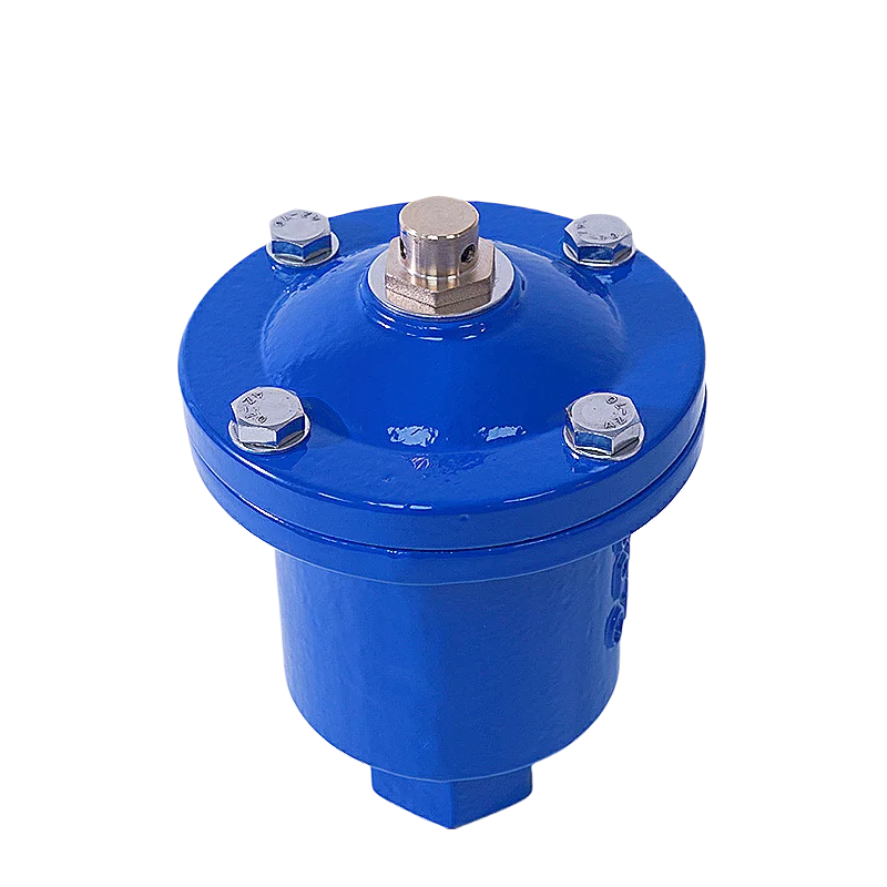 Industrial commercial threaded single hole air vent valve ductile iron end automatic air release valve exhaust valve