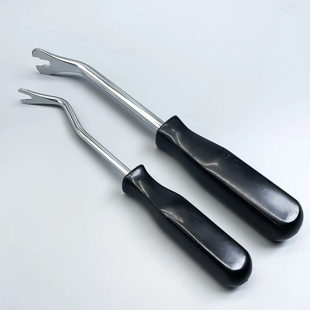 2 шт. набор инструментов для удаления зажимов из пластика дверная панель/устройство обивки автомобиля Отделка панелей приборная панель