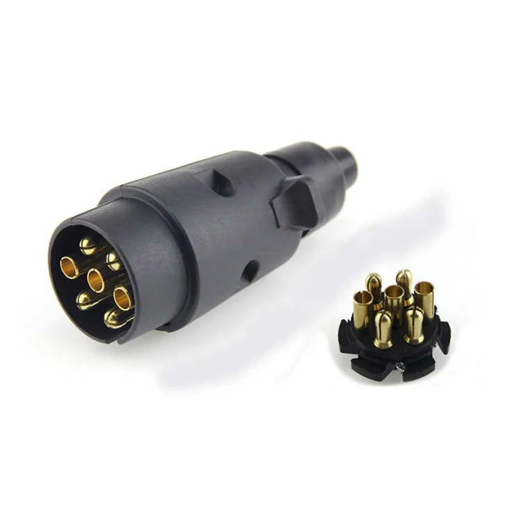 Oem 7pin Trailer Socket Us 6-24v 7-way Rv Blade Power Socket Plug Trailer Connector Accessory For 7-pin Rv And Trailer