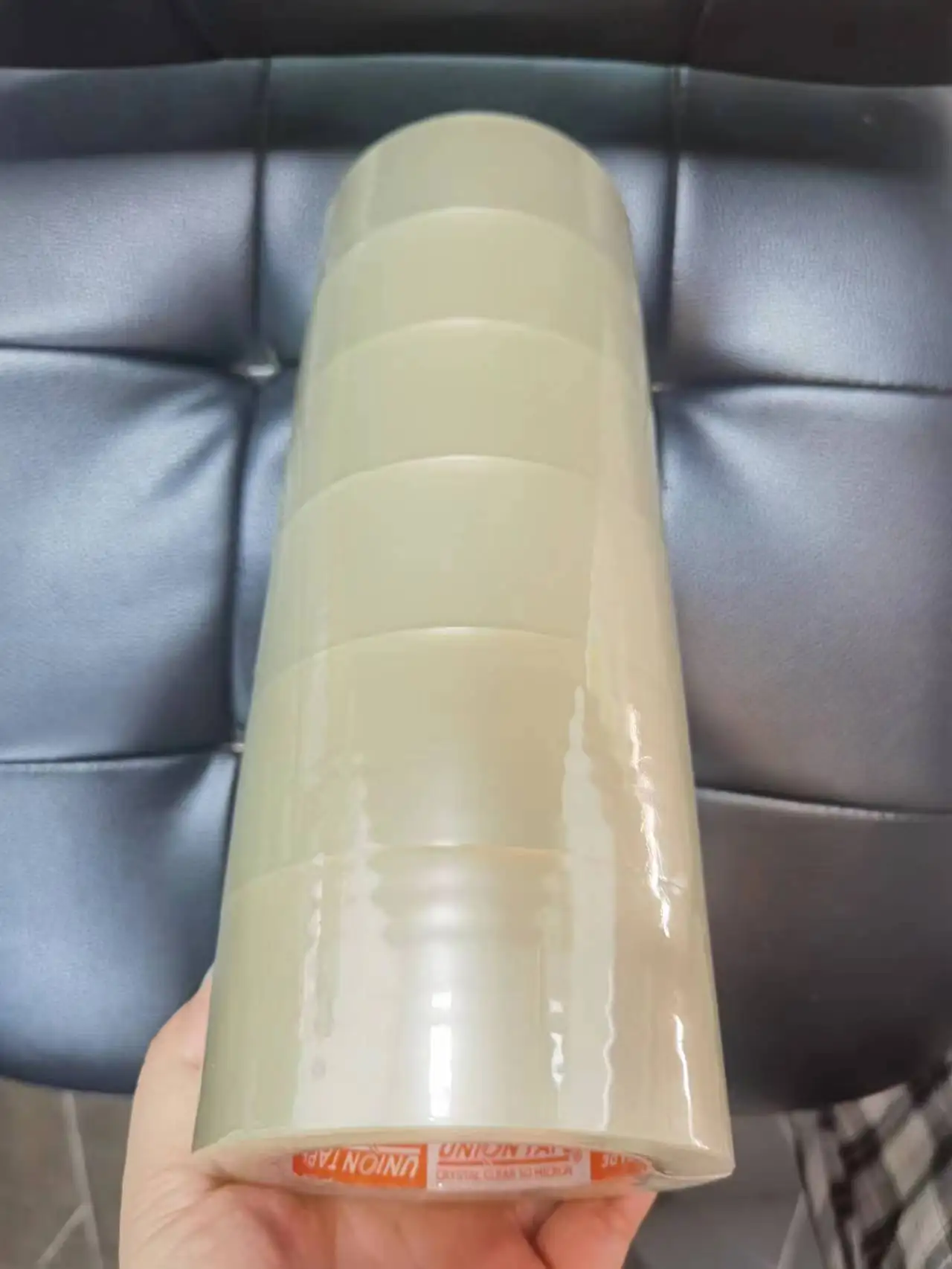 China Factory72mm Opp Package Bopp Tan Plastic No Bubble Box Shipping customized  Adhesive Brown Sealing tape