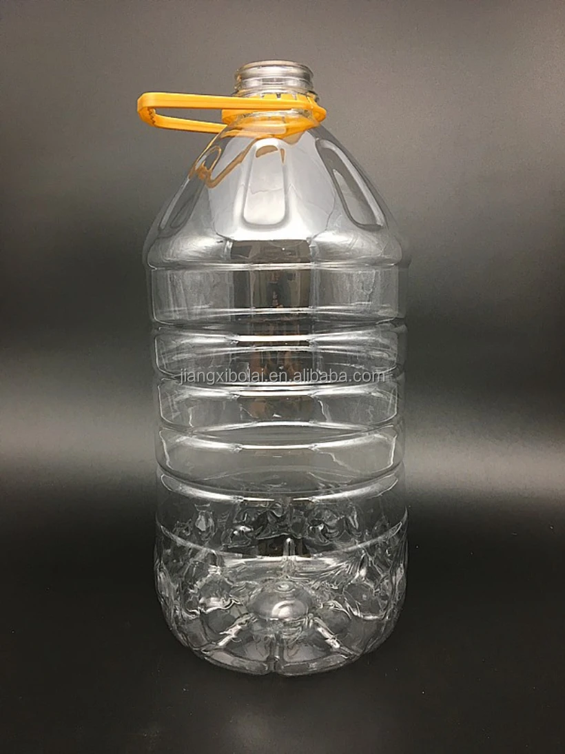 Transparent empty 1 litre 2.5litre 5litre cooking oil plastic bottles for edible oil packaging