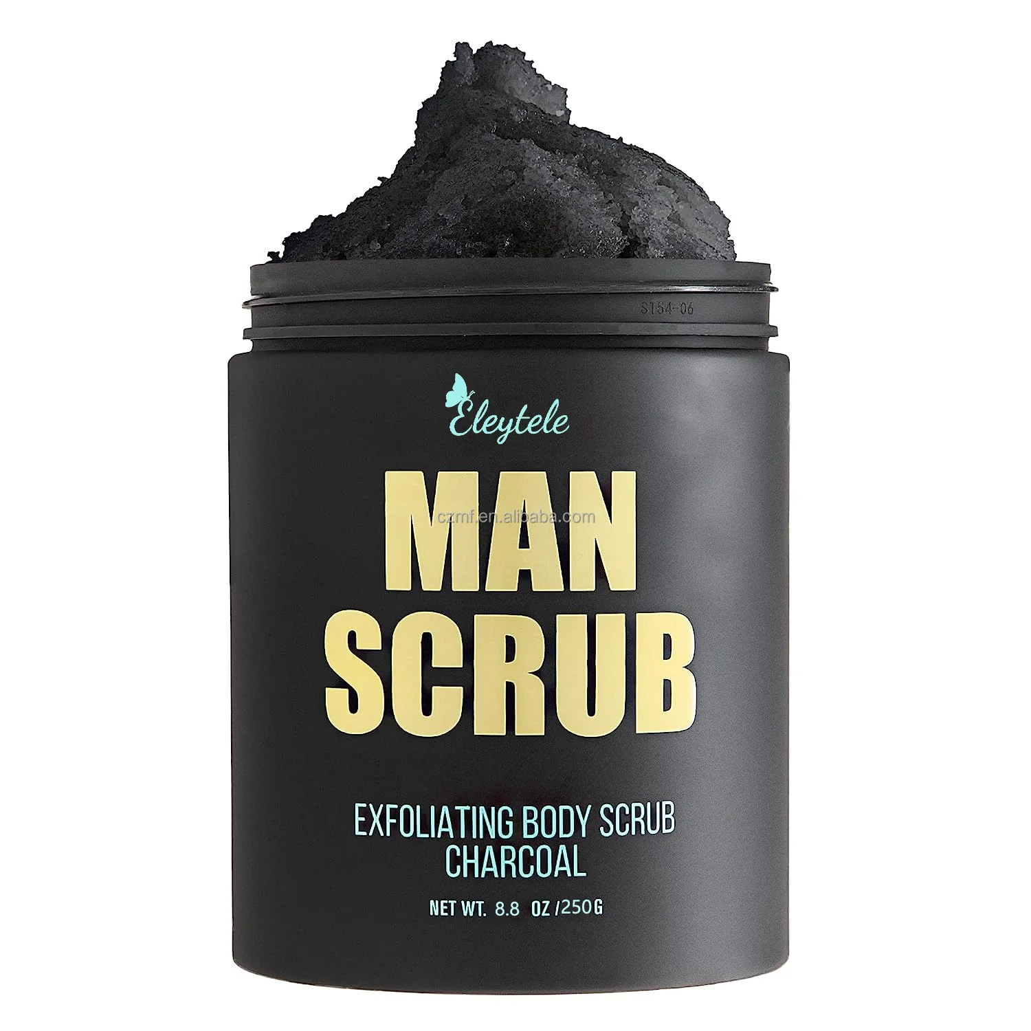 Wholesale 100% Natural  Tea Tree Men Body Scrub Deep Cleaning Exfoliating Face Scrub For Men Bamboo Charcoal Scrub For Face