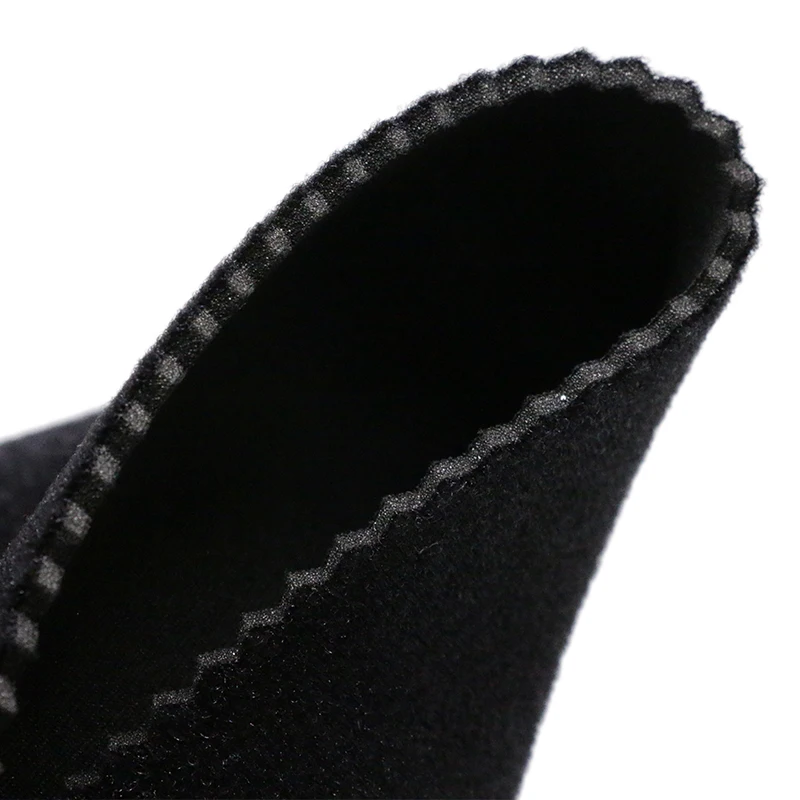 Custom breathable no smell without indentation black nylon OK cloth  PU foam laminated 100% polyester fabrics for protector