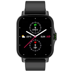 1 69 HD IPS экран Smartwatch кровяное давление кислородный монитор Шагомер калорий Запись пробега Смарт-часы