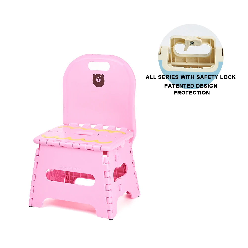 
Custom portable plastic folding kids party chairs 